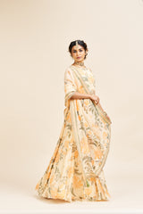 Kripa dress with dupatta_ cream yellow