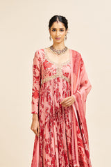 Niva dress with dupatta_ Red