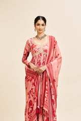 Niva dress with dupatta_ Red