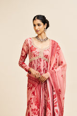 Niva dress with dupatta_ Red