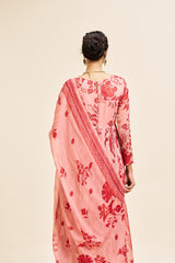 Niva dress with dupatta_ Red