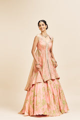 Saloni lehenga set_ Peach RTS