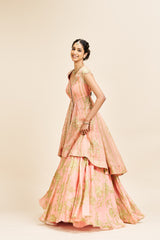 Saloni lehenga set_ Peach RTS