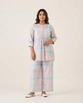 Toki Co Ord Set- Blue Checks