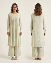 Camilla Kurtha Set- Blue