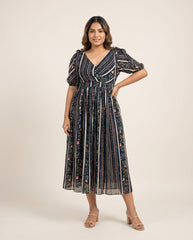 Diya Dress- Black RTS