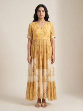 Rez Dress- Mustard Yellow