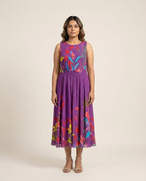 Mirna Dress- Purple