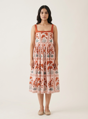 Jasvi Dress- Red RTS