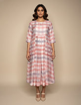 Kia Dress- Pink Checks