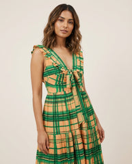 Eisha Dress- Green RTS