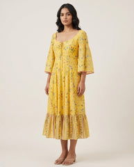 Sanya Dress- Yellow RTS