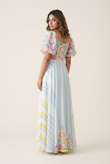 Veroni Dress- Blue