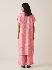 Gina Kurtha Set- Pink