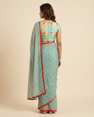 Aimi Saree Set- Green