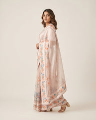 Classic Ivory Saree with Blouse