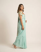 Kala Sea Green Saree with Blouse RTS