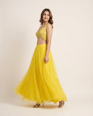 Lily Lehenga- Lemon Yellow RTS