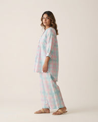 Toki Co Ord Set- Blue Checks