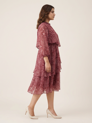 Sue Dress- Maroon