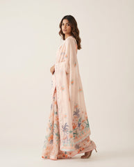 Seashell Ivory Saree with Blouse