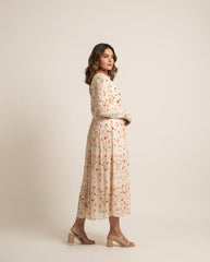 Tanvi Dress- Peach RTS