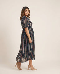 Diya Dress- Black RTS