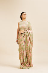 Akasha saree set_ Green RTS