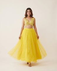 Lily Lehenga- Lemon Yellow RTS