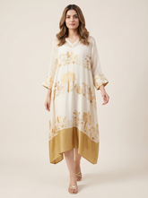 Hibi Kaftan Dress- Ivory