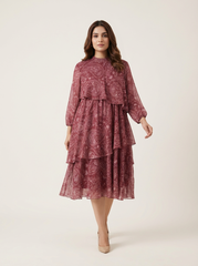 Sue Dress- Maroon