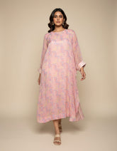 Rini Kaftan Dress- Pink