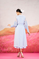 Alora Jacket Set - Powder Blue