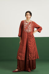 Jenna Top with Bottom - Brown