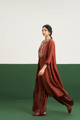 Jenna Top with Bottom - Brown