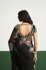 Kayla Saree Set - Black RTS