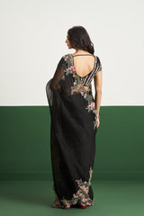 Kayla Saree Set - Black RTS