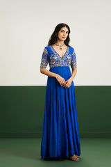 Emily Dress - Cobalt Blue