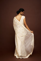 Sama saree set - Ivory