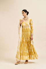 Smriti dress with dupatta_ yellow