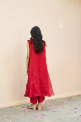 Sohvi Jacket Set - Berry Red