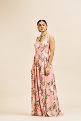 Amal jumpsuit _ Blush pink RTS