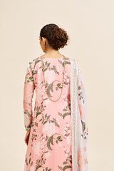 Aadhya Set with Allover Embroidery & Embroidered Dupatta_ Blush pink