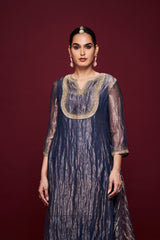 Zennet Blue Kurta Set