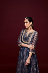 Zennet Blue Kurta Set