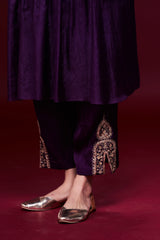 Shahariya Purple Anarkali with Dupatta