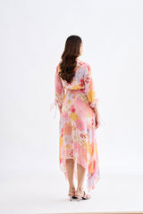Pink Floral Dress RTS