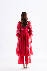 Red Floral Co Ord Set