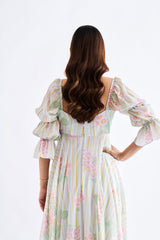 Ice Blue Floral Co-Ord Set