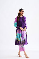 Purple Floral Co Ord Set